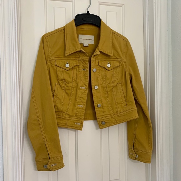 Pilcro and the letterpress yellow denim jacket - Picture 4 of 13